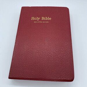 Holy Bible Dictionary Red Letter Edition Jesus King James Version KJV World